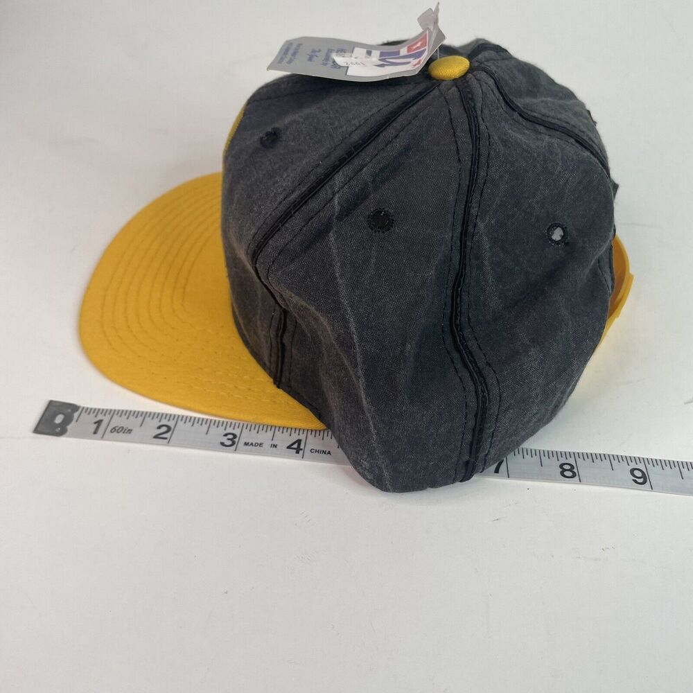 New Vintage Iowa Hawkeyes Snapback Hat, The Game, Black/yellow, Logo, NWT 1992 - Picture 10 of 10